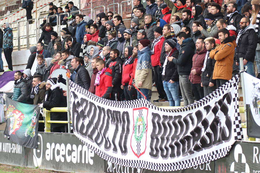 Los burgalesistas han disfrutado de la victoria de su equipo por dos goles a cero frente a la Ponferradina.