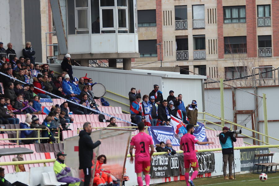 Los burgalesistas han disfrutado de la victoria de su equipo por dos goles a cero frente a la Ponferradina.