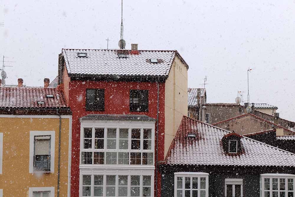 Fotos: Llegan los primeros copos de nieve a Burgos