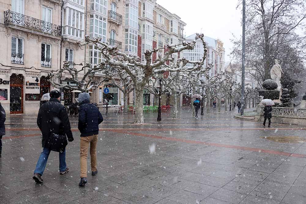 Fotos: Llegan los primeros copos de nieve a Burgos