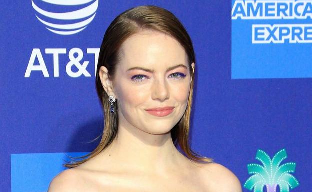 La actriz estadounidense Emma Stone .