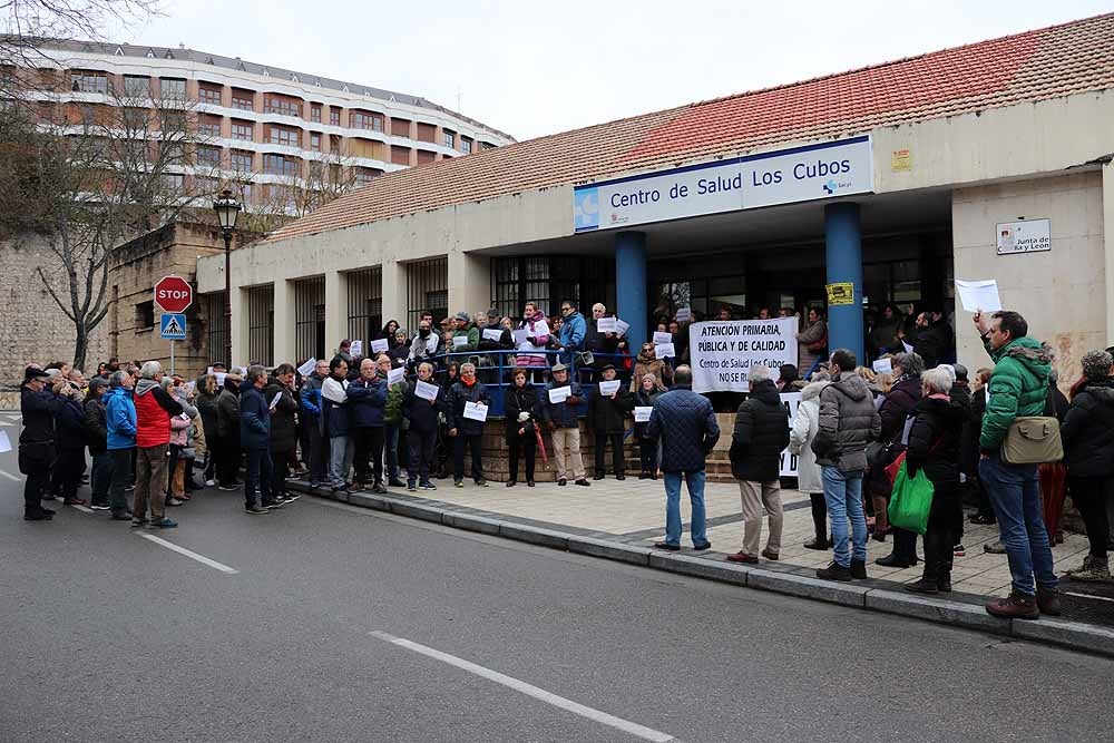 La movilización se ha secundado también en el resto de centros de salud de Burgos