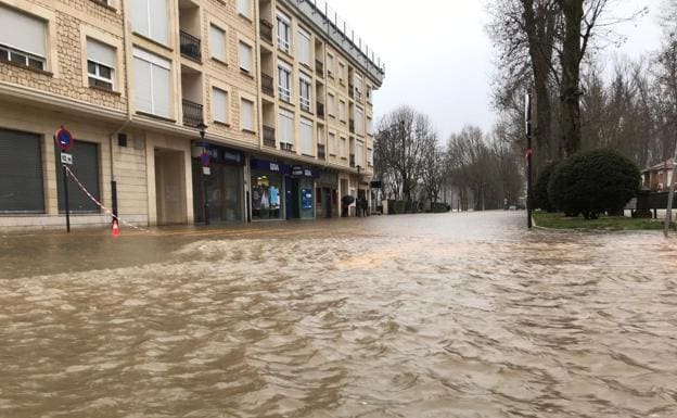 Las inundaciones en Burgos, en imágenes