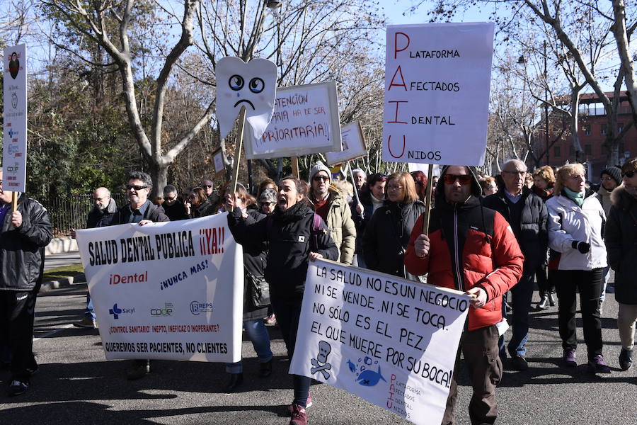 Fotos: Manifestación en Valladolid en defensa de la sanidad pública de Castilla y León