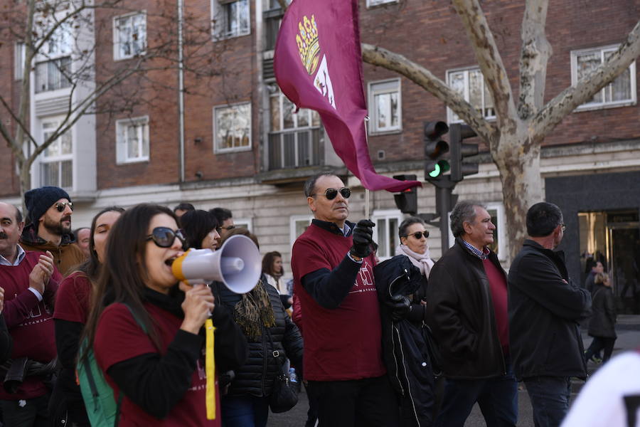 Fotos: Manifestación en Valladolid en defensa de la sanidad pública de Castilla y León