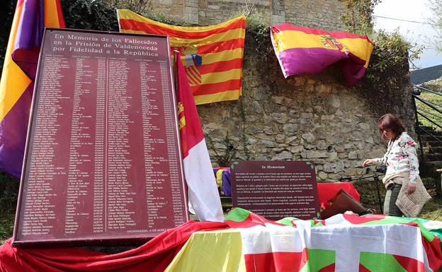 Imagen del acto de homenaje en abril de 2018