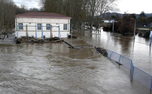 Imagen de las inundaciones en Miranda