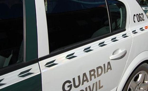 Vehículo de la Guardia Civil. 