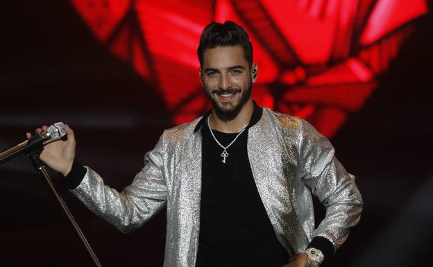 Maluma en un concierto. 