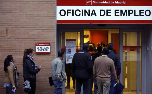 Oficina de empelo de la Comunidad de Madrid. 