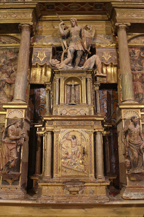 Los vecinos de Quintanilla de Riofresno han recaudado 15.000 euros para la restauración del retablo mayor de la iglesia de su pueblo y quieren conseguir otros 15.000 euros mediante una campaña de micromecenazgo difundida por Hispania Nostra