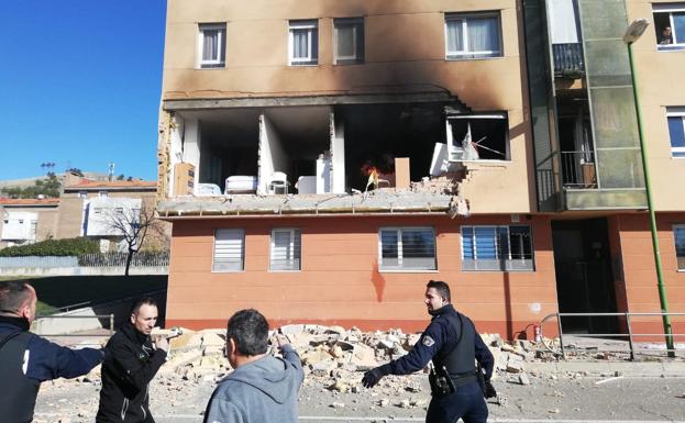 Vídeo de la vivienda del barrio de San Juan Bautista tras la explosión