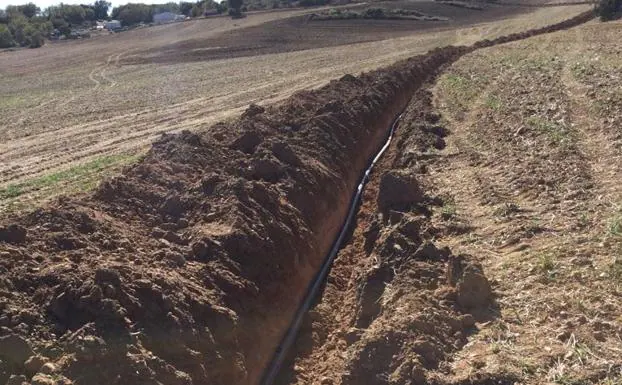 Imagen de una toma de agua en Humienta