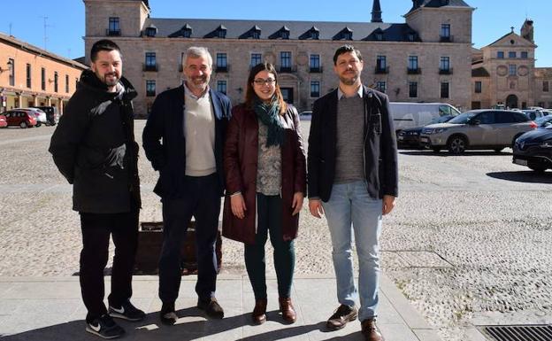 Celia Izquierdo y Jorge Simón firmaron en Lerma la renovación del convenio