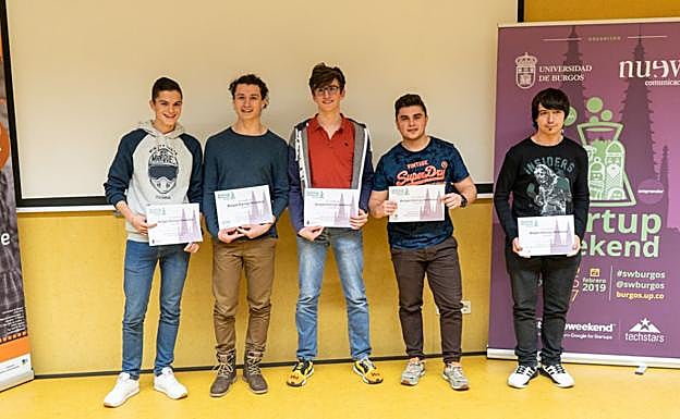 Imagen de los vencedores. 