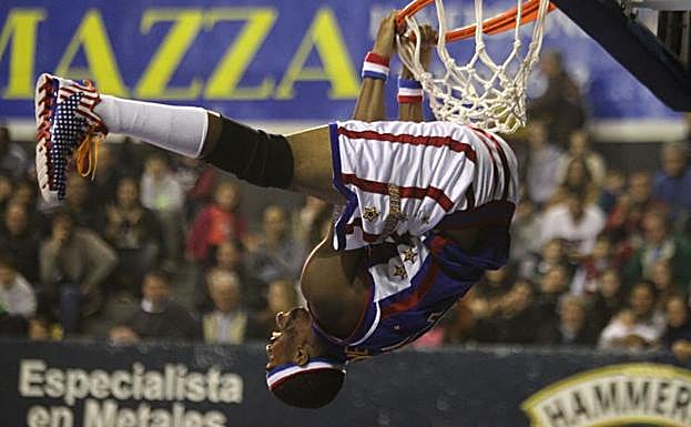 Los mates son una de las referencias en los espectáculos de los Globetrotters. 