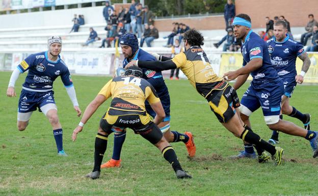 Imagen del partido disputado en la primera vuelta entre ambos equipos