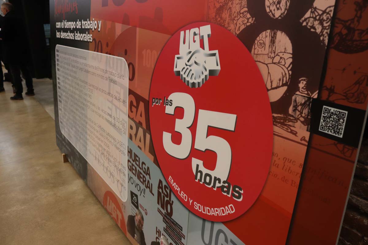 La Estación acoge hasta el 29 de marzo la exposición sobre el 130 aniversario de la Unión General de Trabajadores