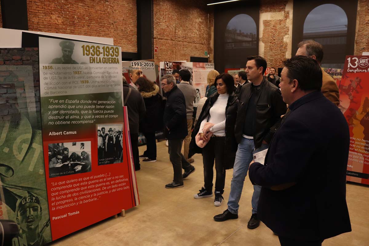 La Estación acoge hasta el 29 de marzo la exposición sobre el 130 aniversario de la Unión General de Trabajadores