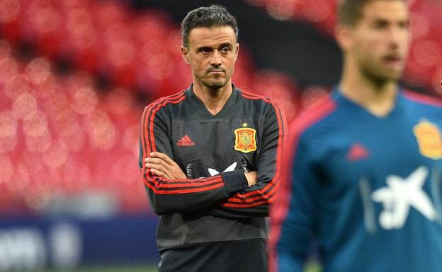 Luis Enrique, seleccionador de España. 