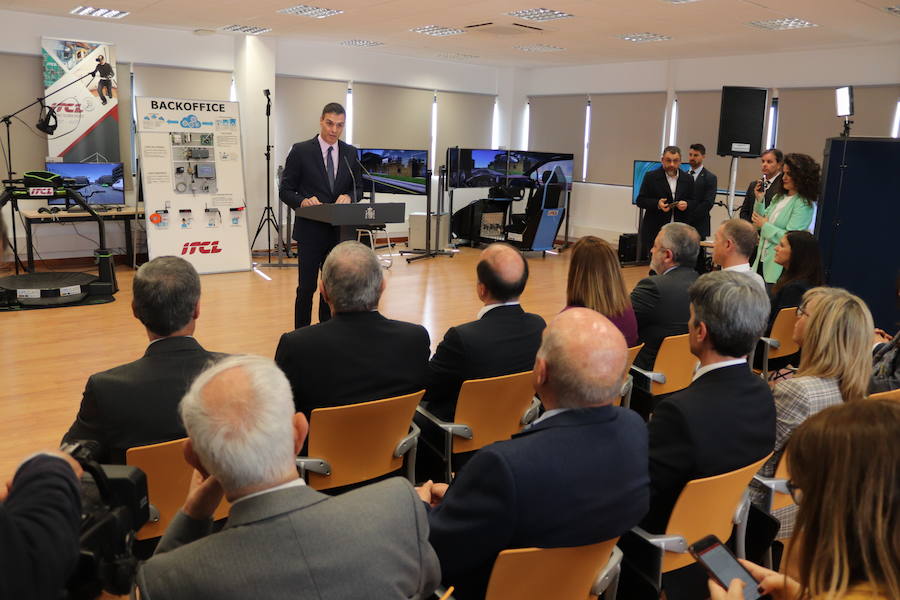 Fotos: La visita de Pedro Sánchez al Instituto Tecnológico de Castila y León en Burgos, en imágenes