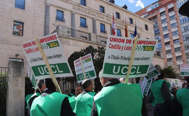 Burgos se suma a la movilización de UCCL por un reparto justo de la PAC