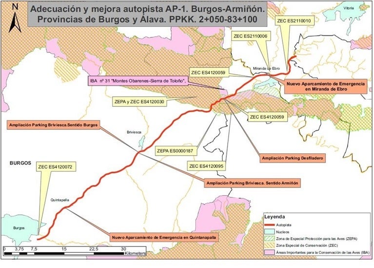 Adecuación y mejora autopista AP-1. Burgos-Armiñón.