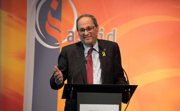 El presidente de la Generalitat, Quim Torra. 