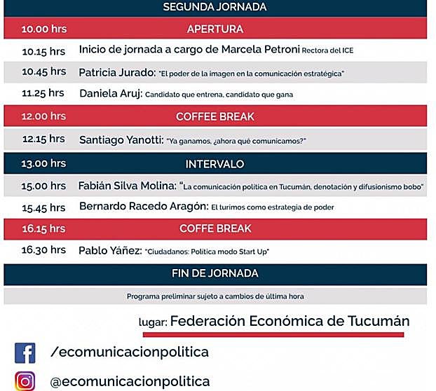 Programa con la presencia de Pablo Yáñez.