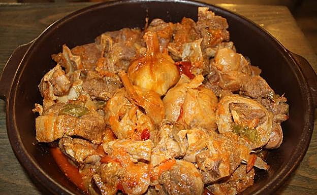 La receta de ajo carretero de La Favorita. 