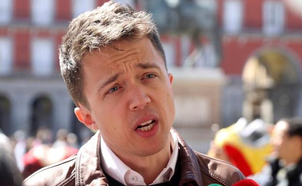 El candidato de Más Madrid a la Comunidad, Íñigo Errejón.