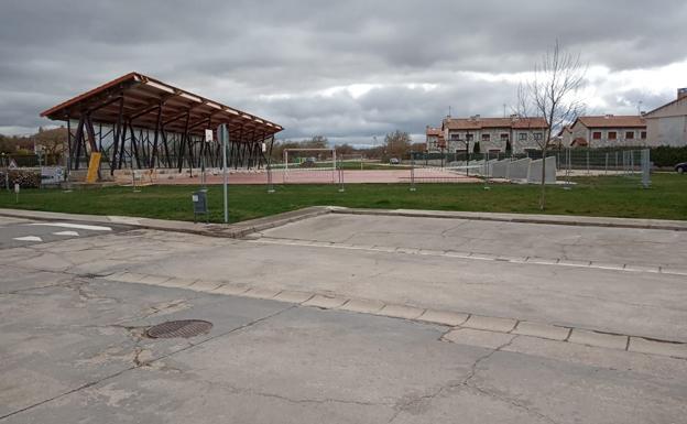 Imagen del polideportivo de Carcedo de Burgos. 