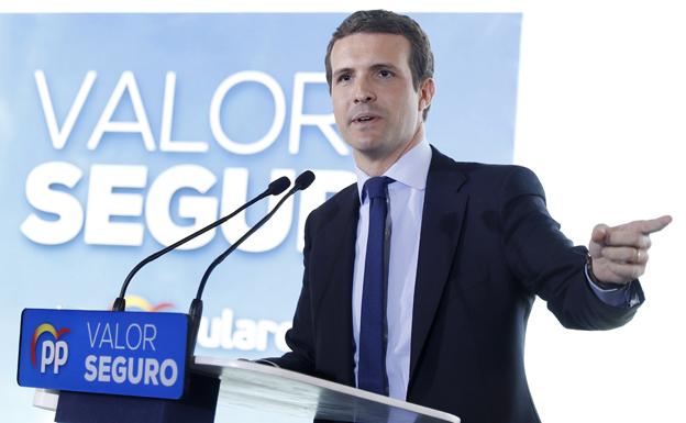 Pablo Casado, candidato a la Presidencia del Gobierno. 