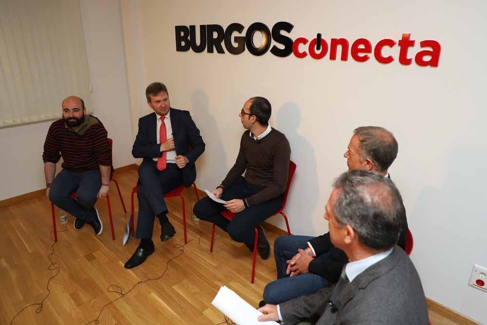 Fotos: Los candidatos al Senado por Burgos del PSOE, PP, Unidas Podemos y Cs han debatido en BURGOSconecta los principales asuntos de actualidad