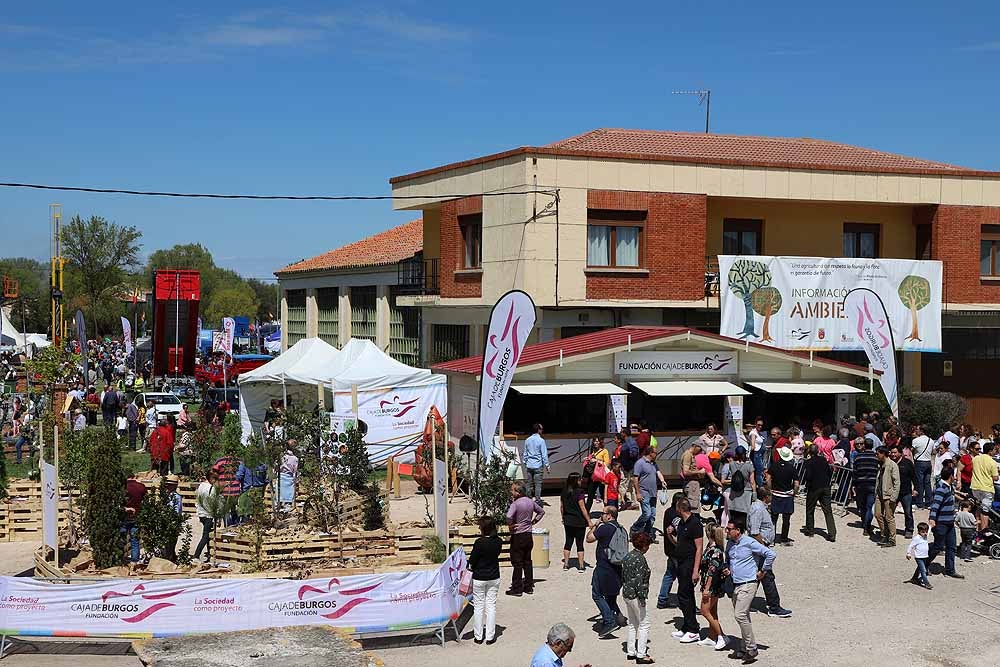 La Villa Ducal de Lerma vive, hasta el próximo 3 de mayo, su Feria de Maquinaria Agrícola con 175 expositores y un buen tiempo que ha llenado de visitantes el recinto ferial en su primera jornada