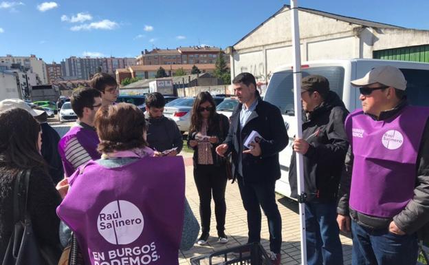 Miembros del equipo de Podemos Burgos. 