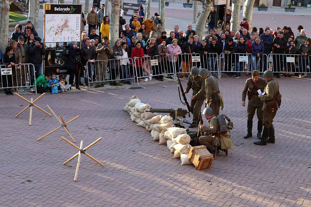 Fotos: Recreación dinámica de la II Guerra Mundial durante la IV Expohistórica de Belorado.