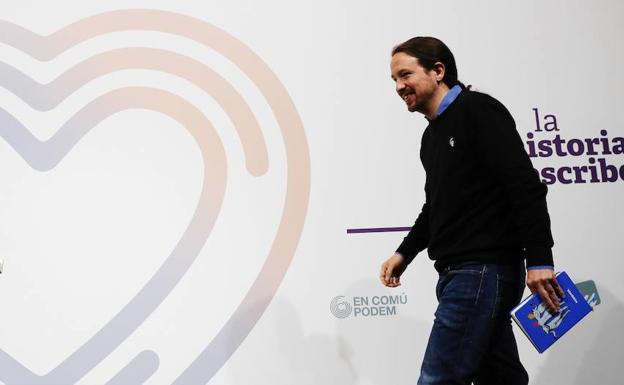 El líder del partido de Unidas Podemos, Pablo Iglesias.