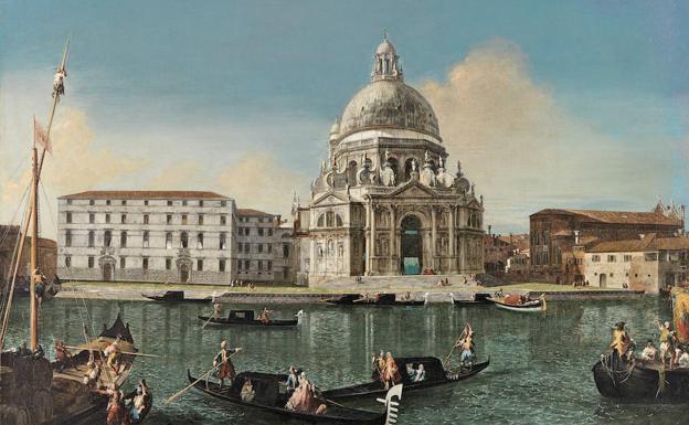 'El Gran Canal con Santa Maria della Sallute', de Parinesi. 