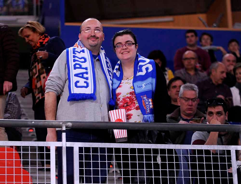 El San Pablo Burgos ha contado con mucha afición burgalesa en su encuentro ante el Baskonia en el Buesa Arena