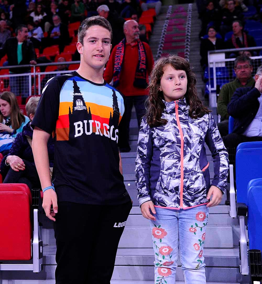 El San Pablo Burgos ha contado con mucha afición burgalesa en su encuentro ante el Baskonia en el Buesa Arena