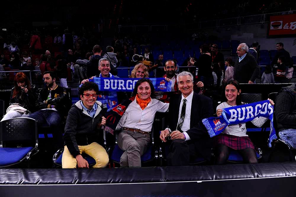 El San Pablo Burgos ha contado con mucha afición burgalesa en su encuentro ante el Baskonia en el Buesa Arena