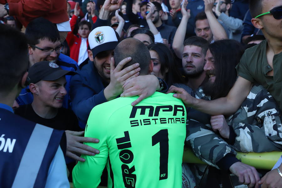 Fotos: La celebración el El Plantío tras la salvación del Burgos CF