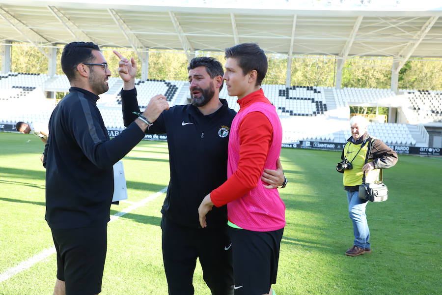 Fotos: La celebración el El Plantío tras la salvación del Burgos CF