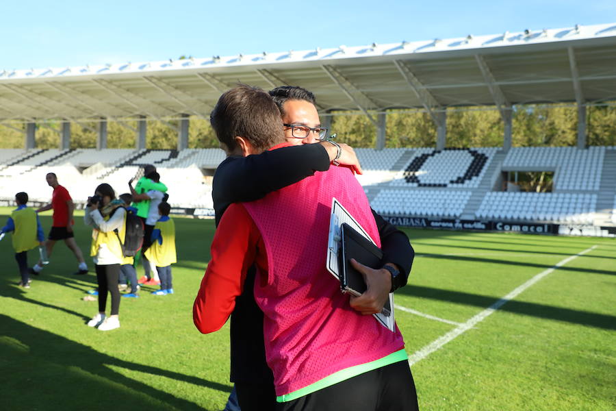 Fotos: La celebración el El Plantío tras la salvación del Burgos CF