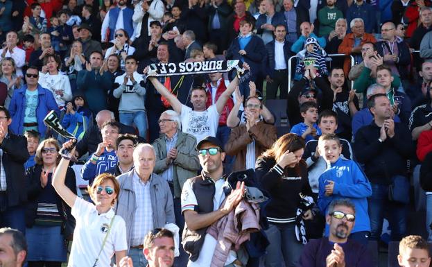 La afición se ha volcado con el Burgos CF