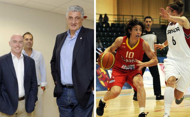 Elisa Aguilar, en un partido de la selección española.