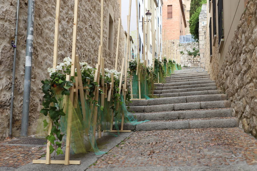 Las flores llenarán de color el centro de la ciudad de Burgos durante todo el fin de semana con motivo de la séptima edición de la Fiesta de las Flores.