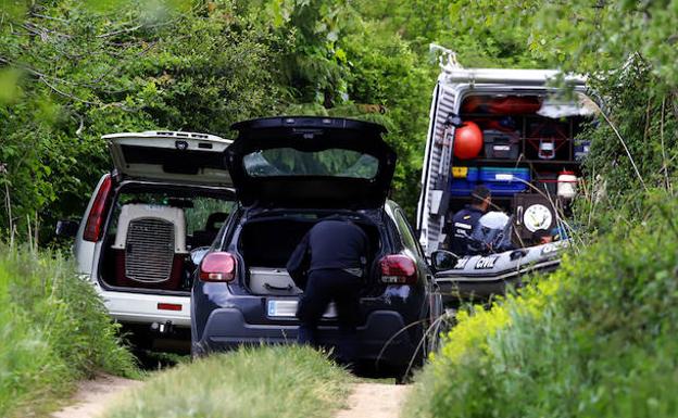 Imagen del rescate del cadáver 