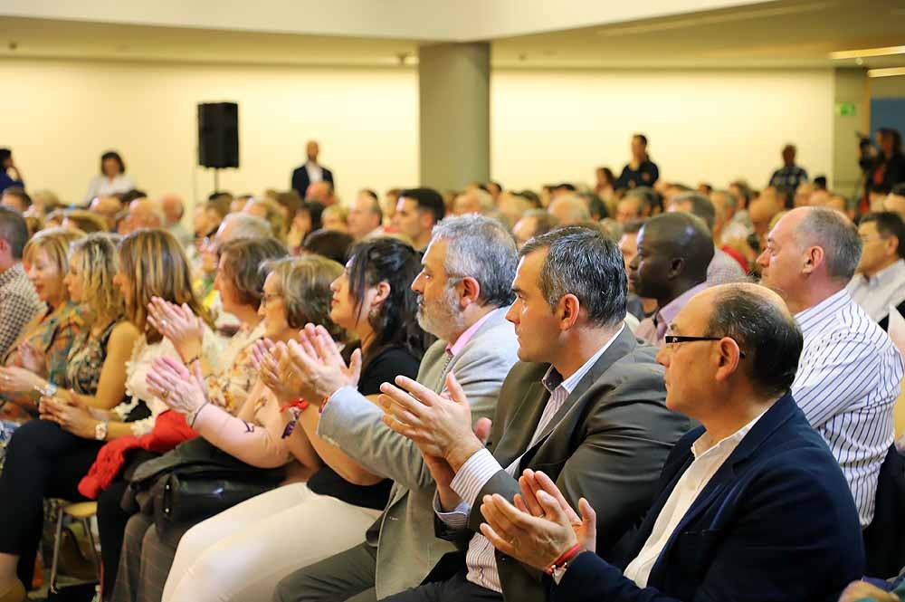 Imágenes del mitin del Psoe en el Fórum Evolución con la participación de Daniel de la Rosa, Luis Tudanca y la ministra de Sanidad María Luisa Carcedo 